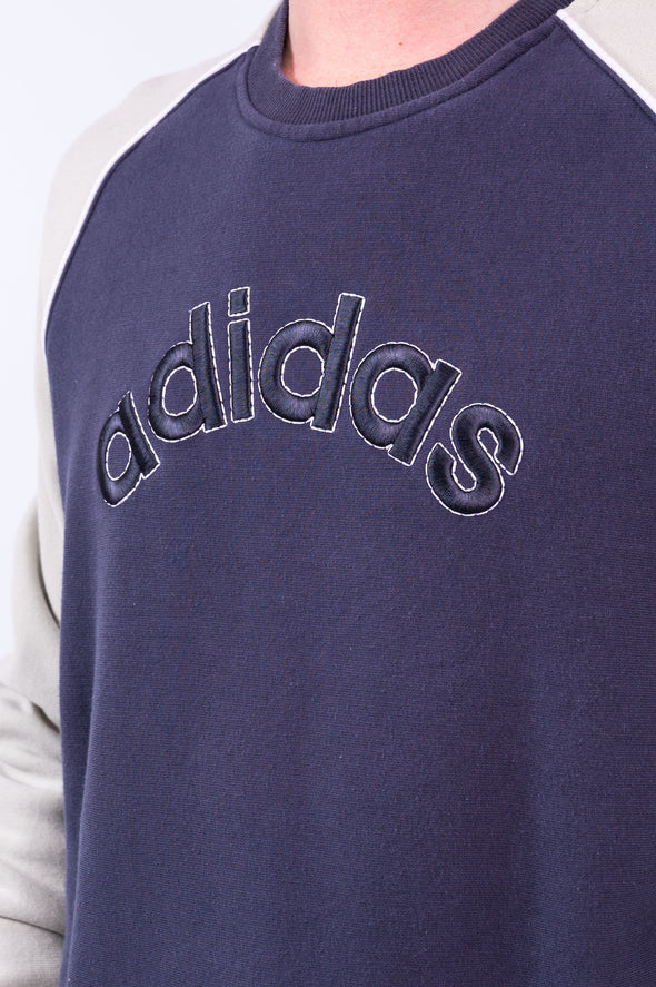 00's Adidas Spell Out Sweatshirt
