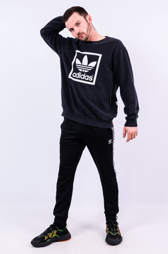 00's Adidas Trefoil Graphic Sweatshirt