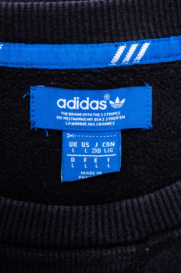 00's Adidas Trefoil Graphic Sweatshirt