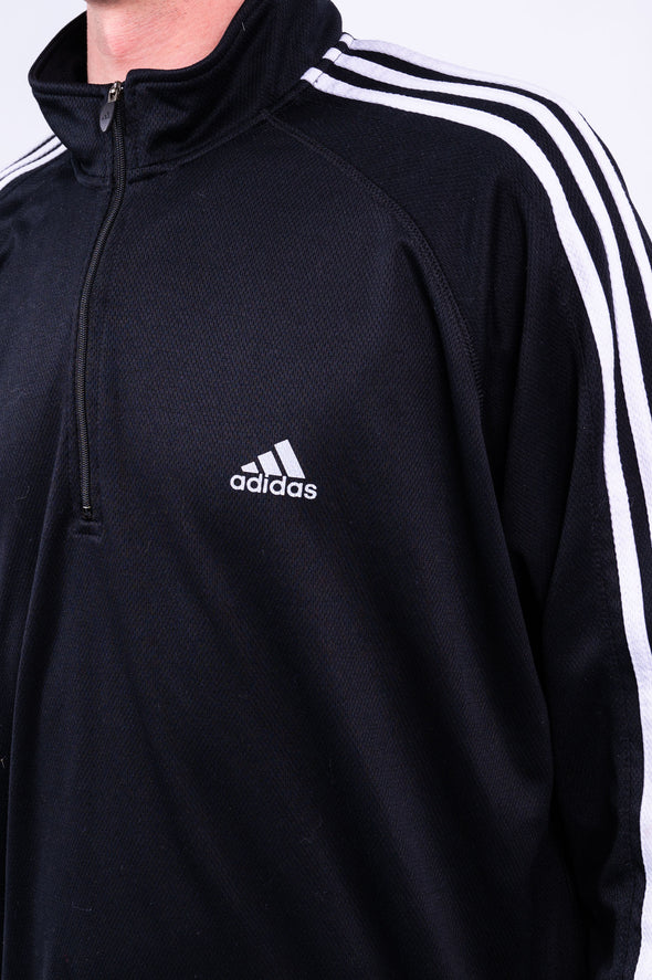 00's Adidas 1/4 Zip Sports Pullover