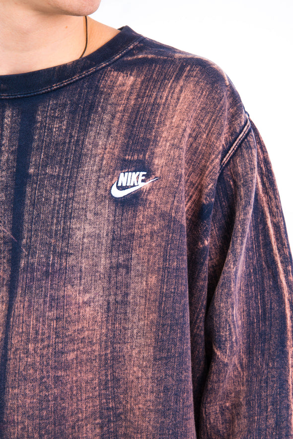 Vintage Nike Bleach Dyed Sweatshirt