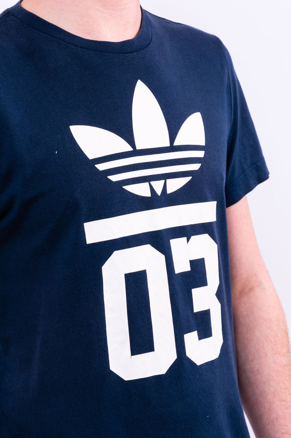 00's Adidas Trefoil T-Shirt