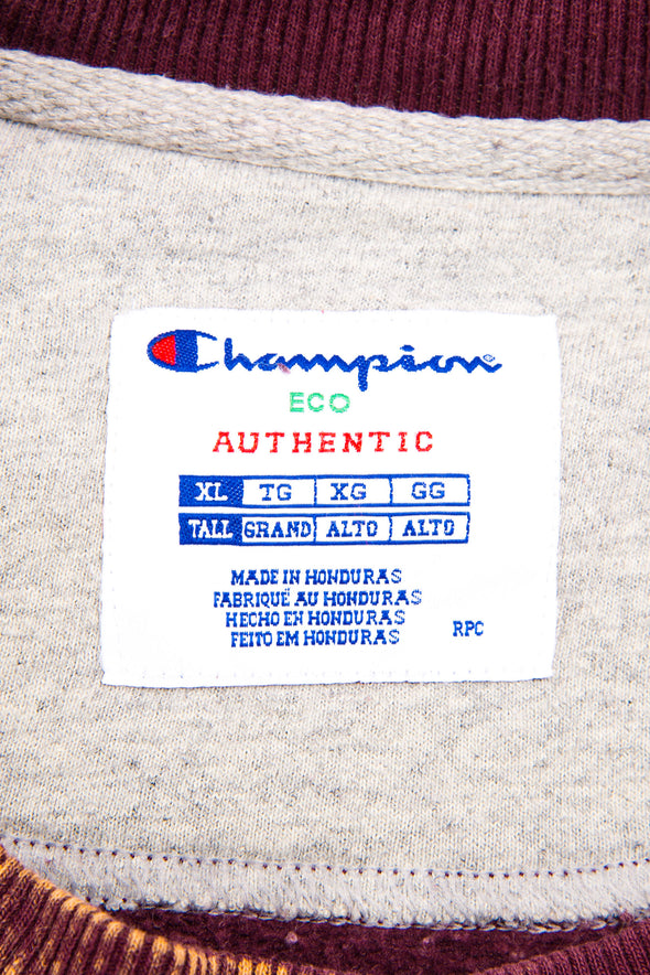 Vintage Champion Bleach Dye Sweatshirt
