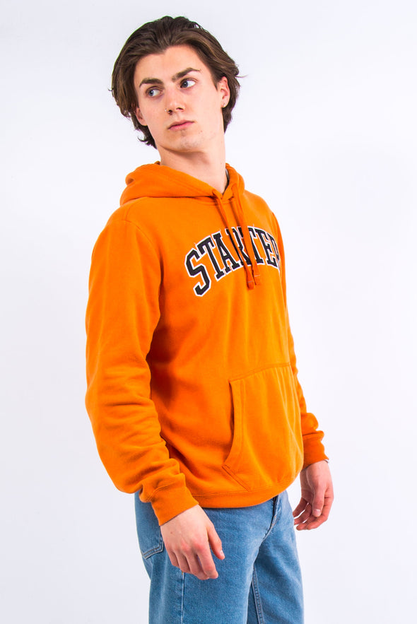 90's Orange Starter Spell Out Hoodie