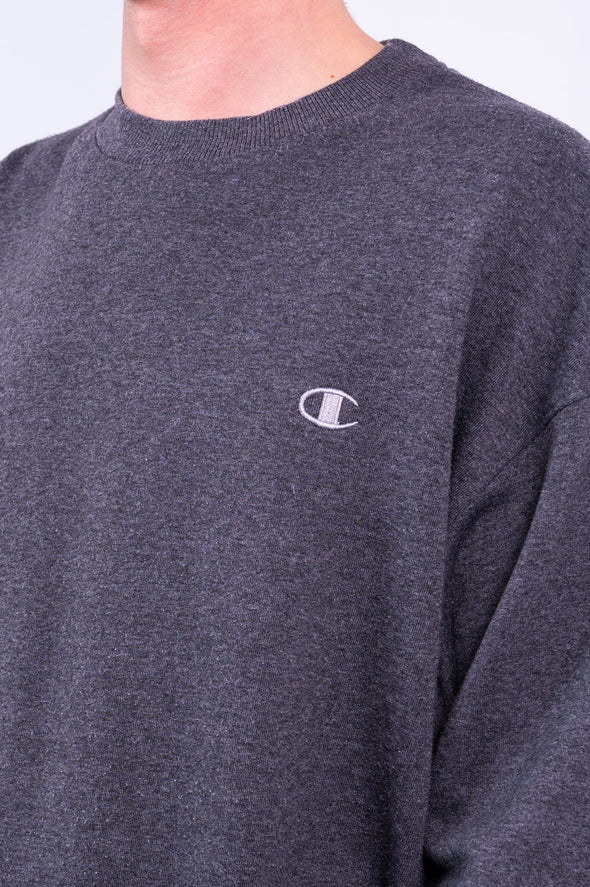 90's Vintage Champion Grey Sweatshirt