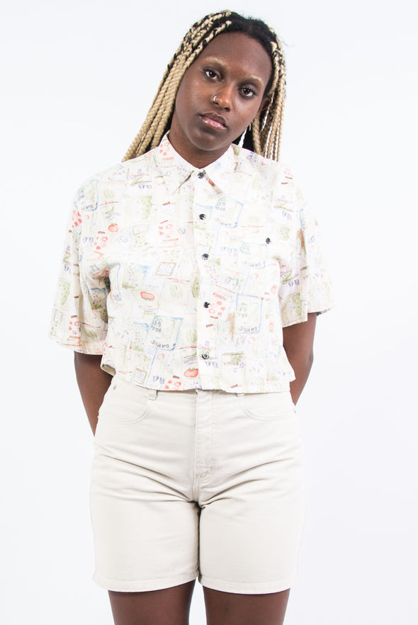 Vintage 90's Cropped Shirt