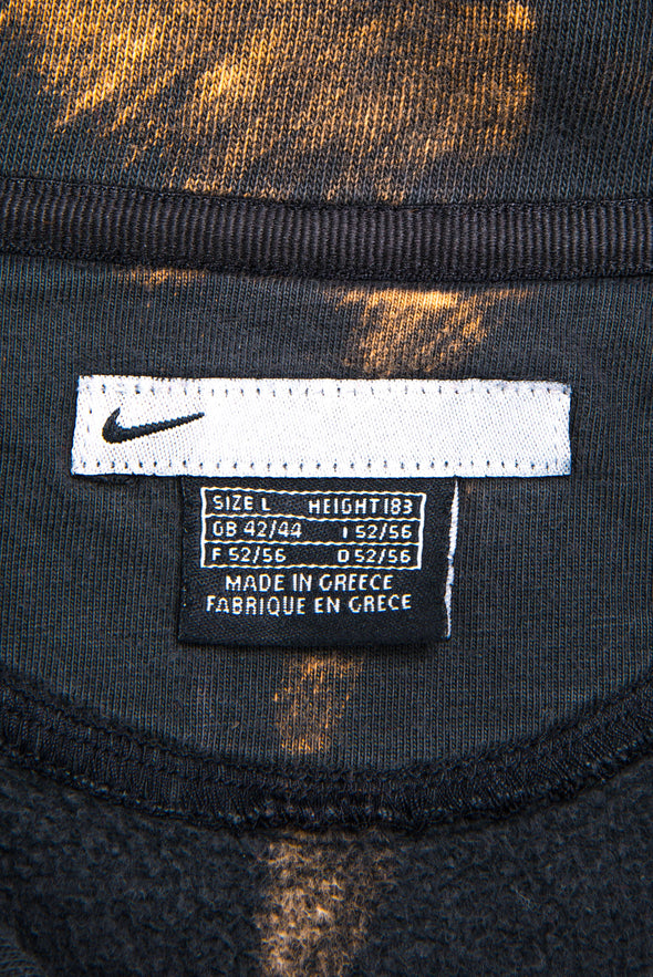 00's Nike Bleach Dye 1/4 Zip Sweatshirt