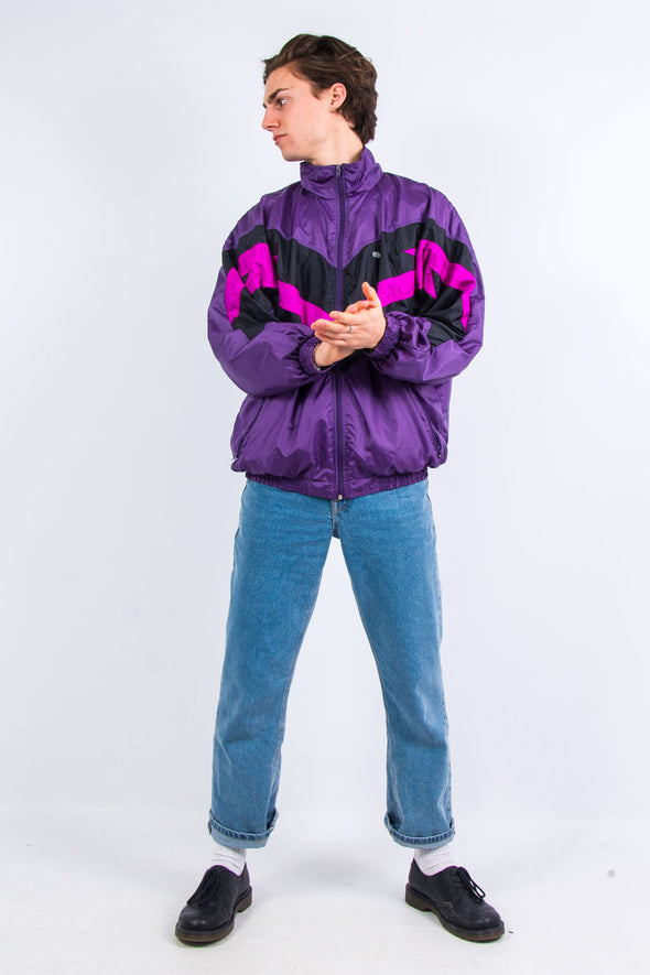 90's Purple Windbreaker Jacket