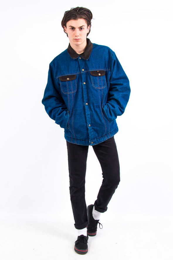 90's Fleece Lined Denim Jacket