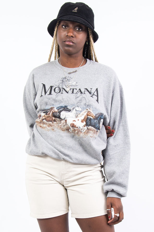 Vintage 90's Montana Souvenir Sweatshirt