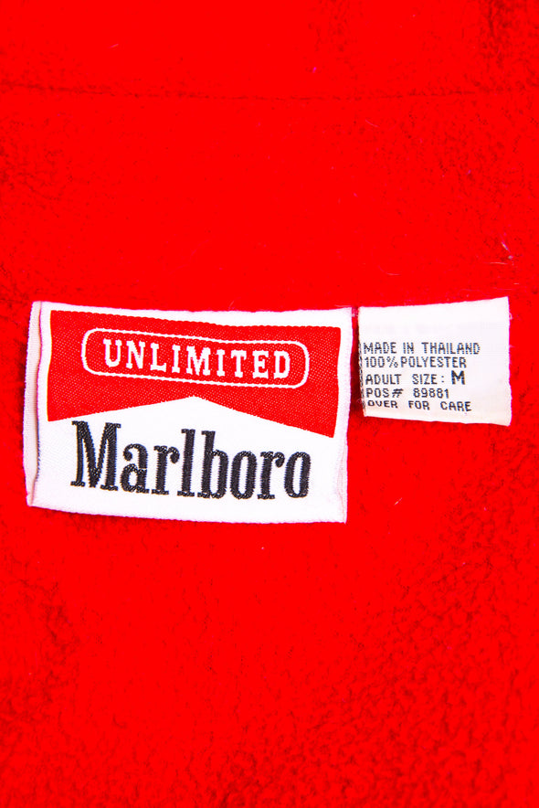 90's Vintage Marlboro Zip Fleece