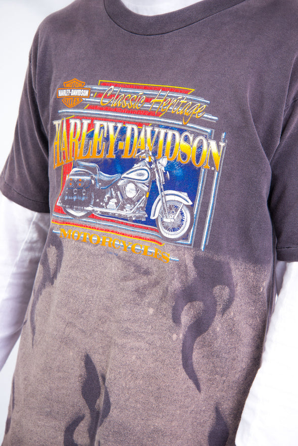 Vintage Harley Davidson Flame T-Shirt
