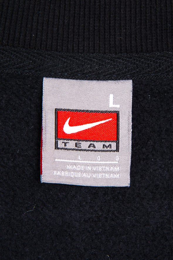 90's Black Nike 1/4 Zip Sweatshirt