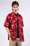 Vintage 90's Patterned Short Sleeve Shirt