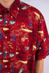 Vintage 90's Patterned Short Sleeve Shirt
