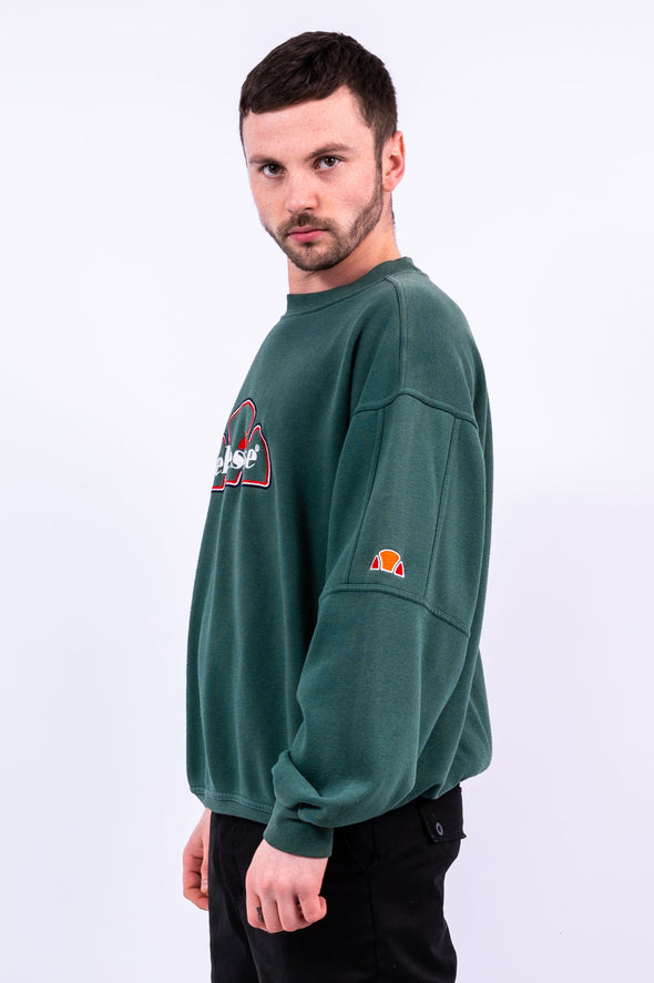 90's Green Ellesse Sweatshirt