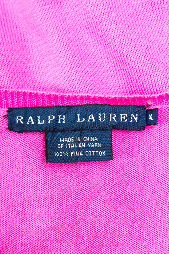 Vintage Pink Ralph Lauren Sweater Vest