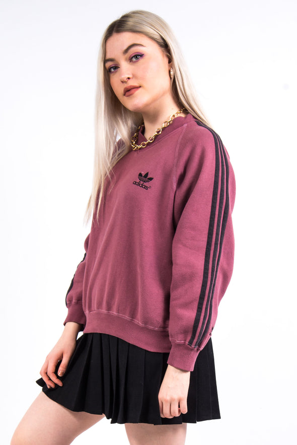 Y2K Adidas V-Neck Sweatshirt