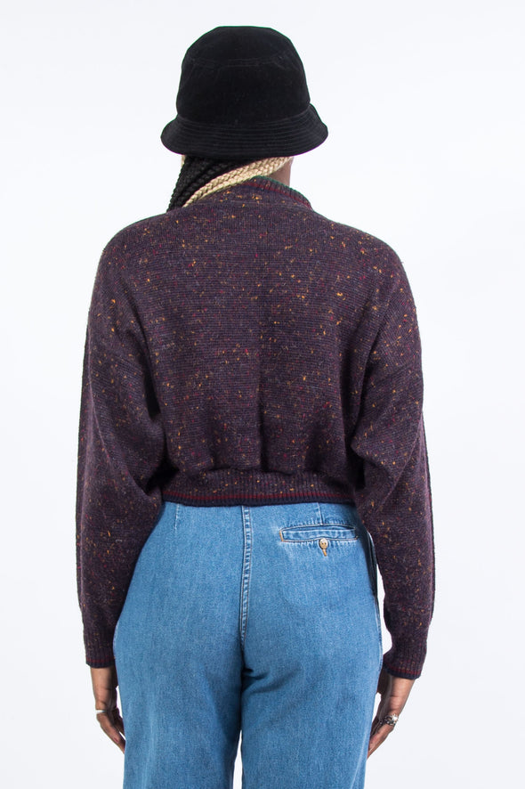 Vintage 90's Cropped Knitted Jumper