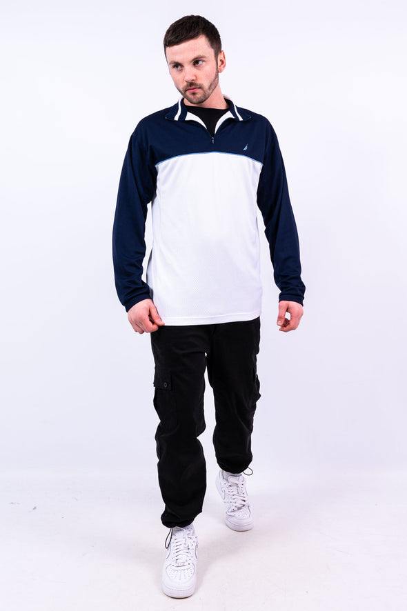 00's Nautica 1/4 Zip Sports Sweatshirt