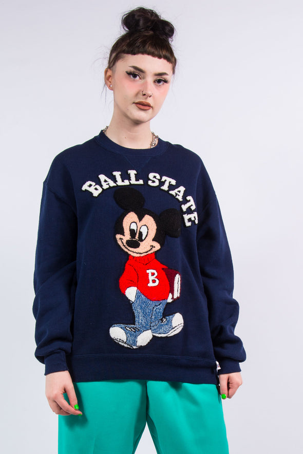 Vintage 90's Ball State University Mickey Mouse Sweatshirt