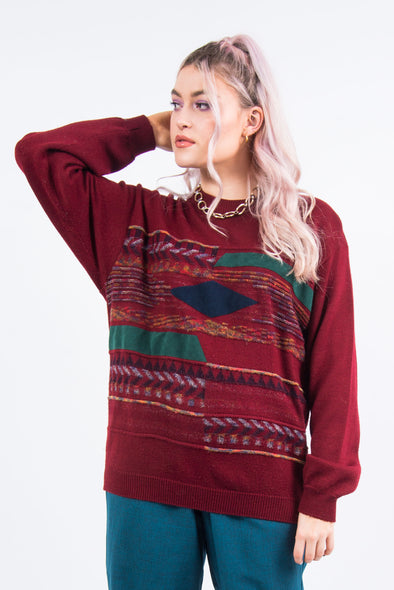 Vintage 90's Grandad Knit Jumper