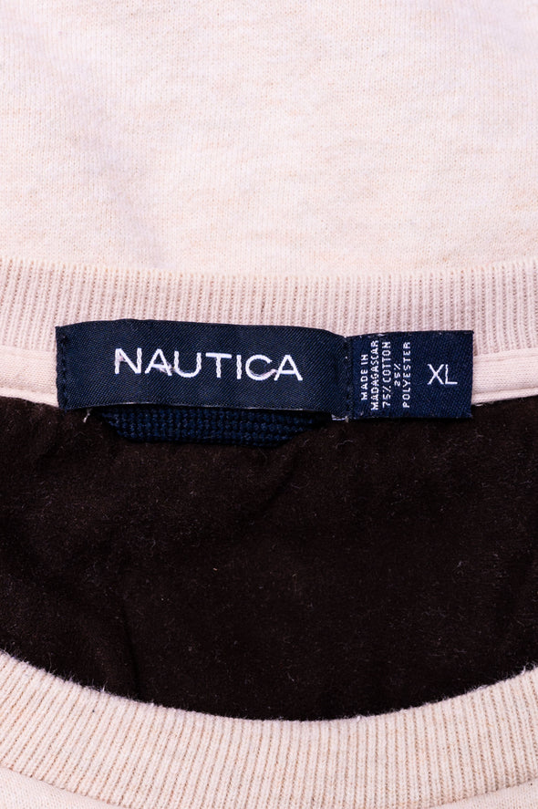 Vintage Nautica Cream Sweatshirt