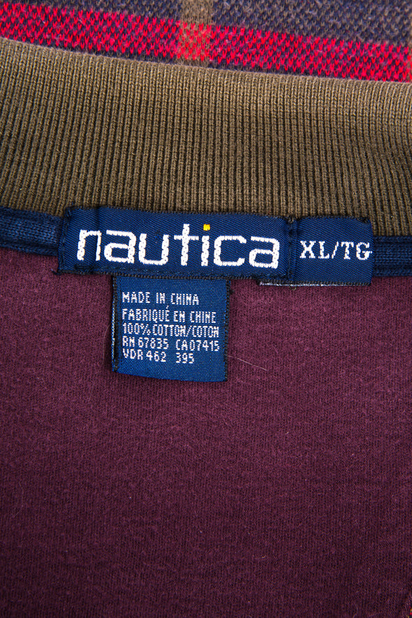 Vintage Nautica Collared Sweatshirt