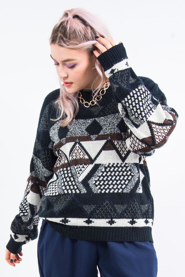 Vintage 90's Grandad Knit Jumper