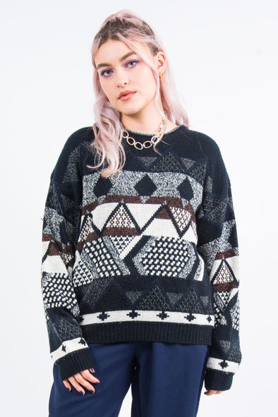 Vintage 90's Grandad Knit Jumper