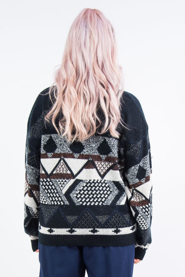 Vintage 90's Grandad Knit Jumper