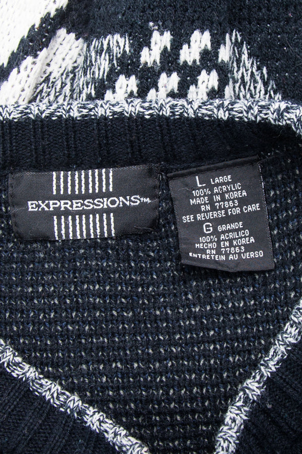 Vintage 90's Grandad Knit Jumper