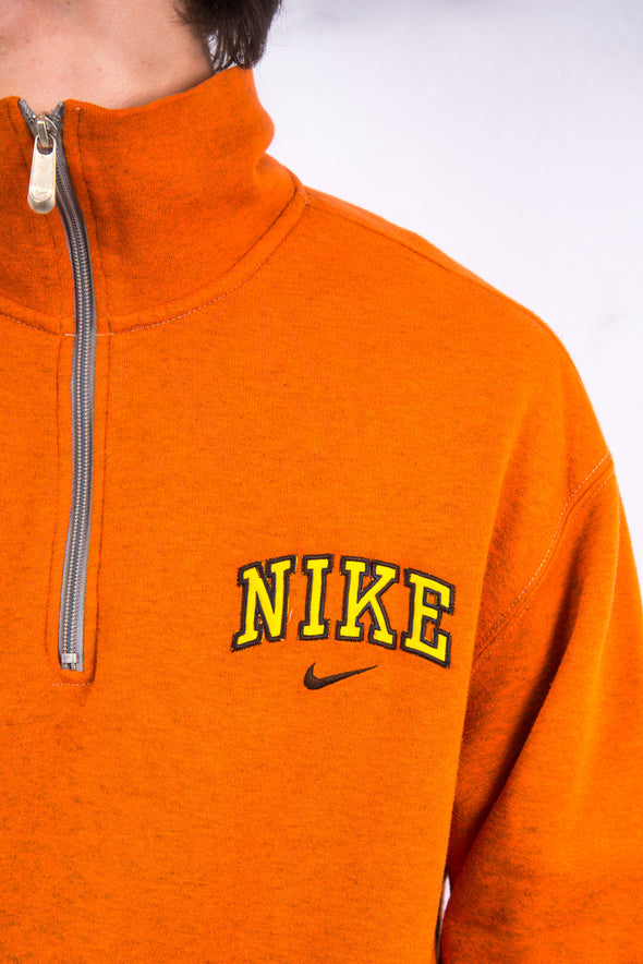 Vintage Nike 1/4 Zip Spell Out Sweatshirt
