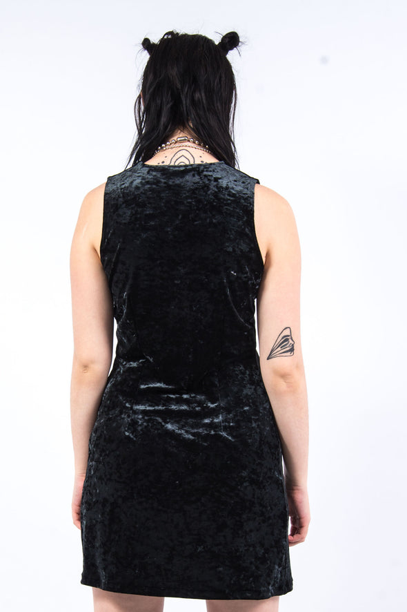 Vintage 90's Black Velvet Dress