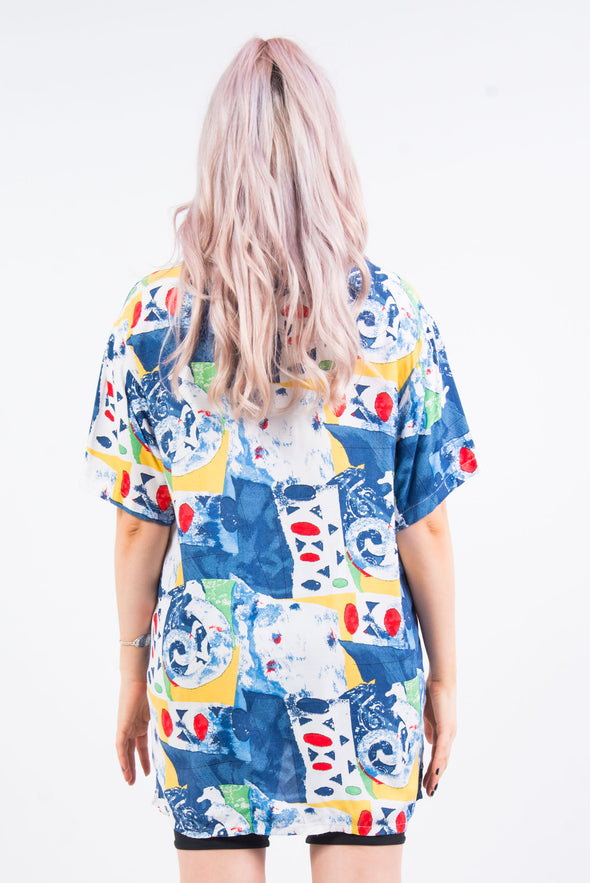 Vintage 90's Abstract Print Shirt