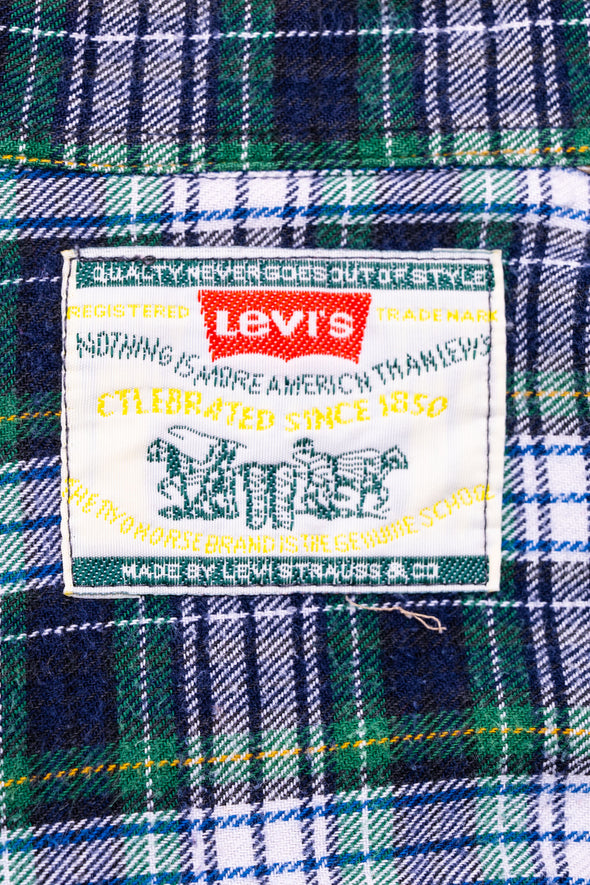 Vintage Levi's Green Check Shirt