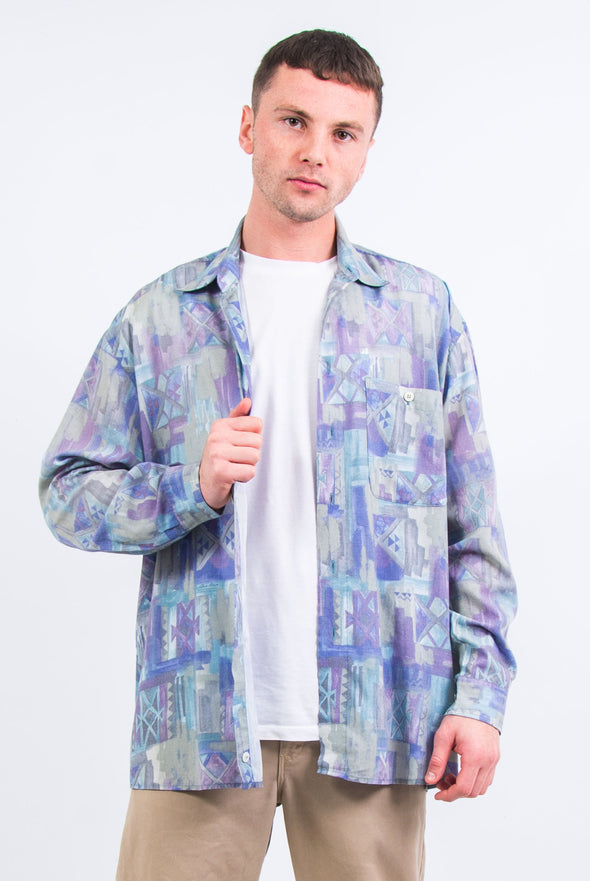 Vintage 90's Abstract Pattern Shirt