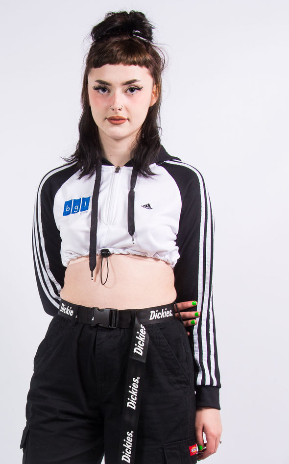 Vintage 90's Adidas Cropped Tracksuit JacketVintage 90's Adidas Cropped Tracksuit Jacket