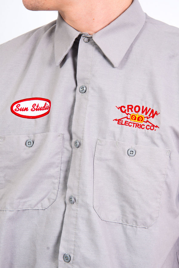 Vintage Crown Electric Co. USA Work Shirt
