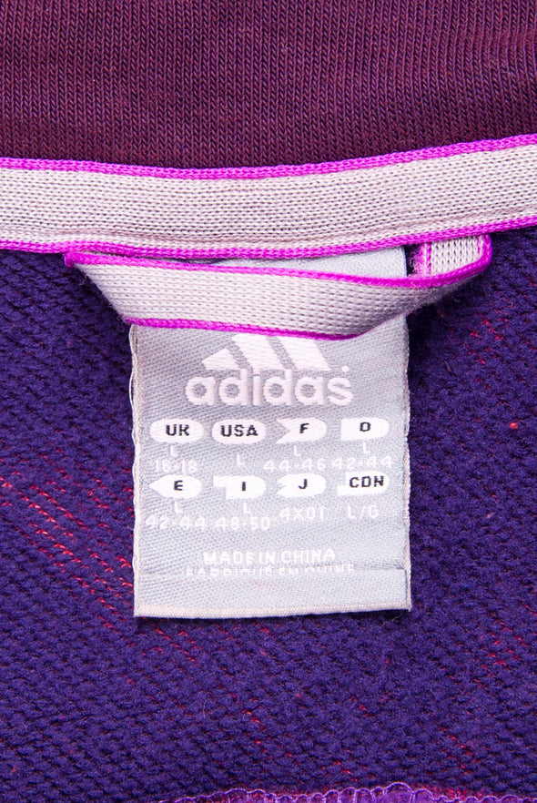 00's Adidas Tie Dye Sweatshirt Jacket