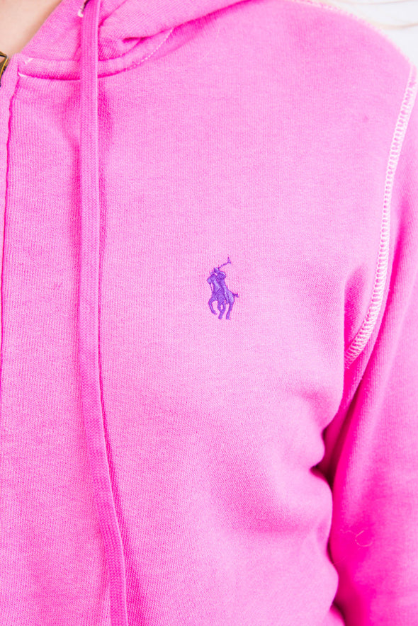 Vintage Ralph Lauren Pink Hoodie Sweatshirt