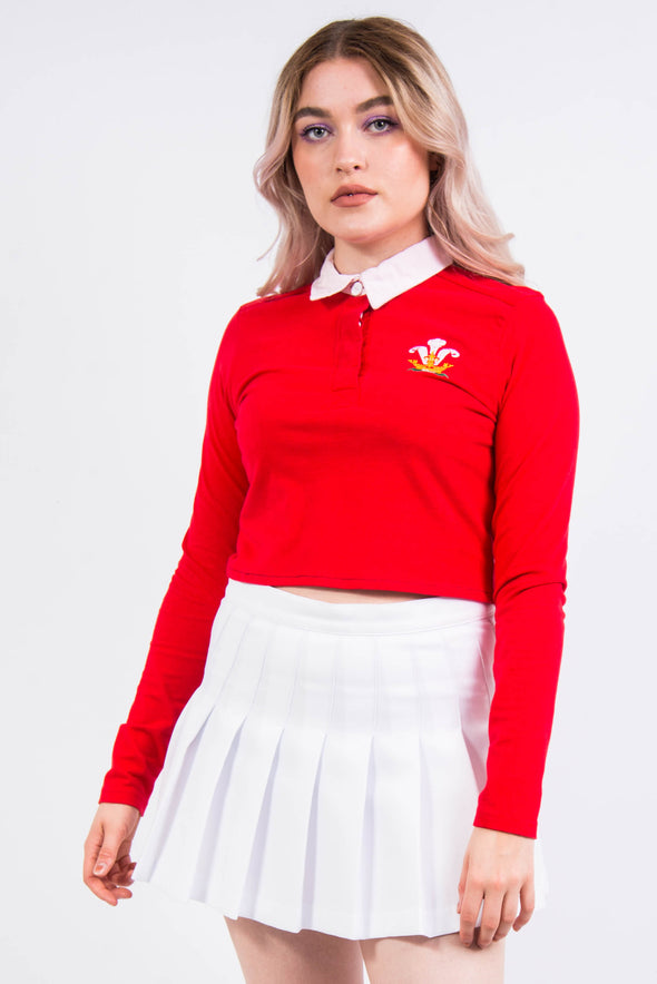 Vintage Wales Cropped Rugby Shirt