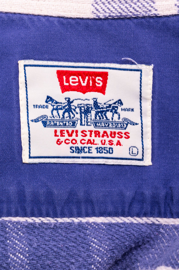 Vintage Levi's Blue Check Shirt