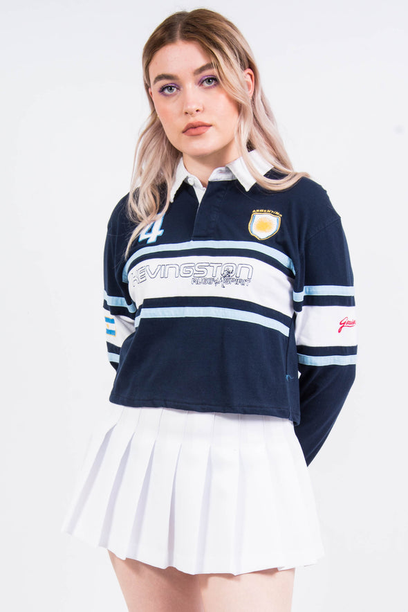 Vintage Cropped Rugby Shirt