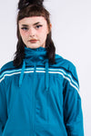 Vintage Y2K Adidas Blue Tracksuit Jacket
