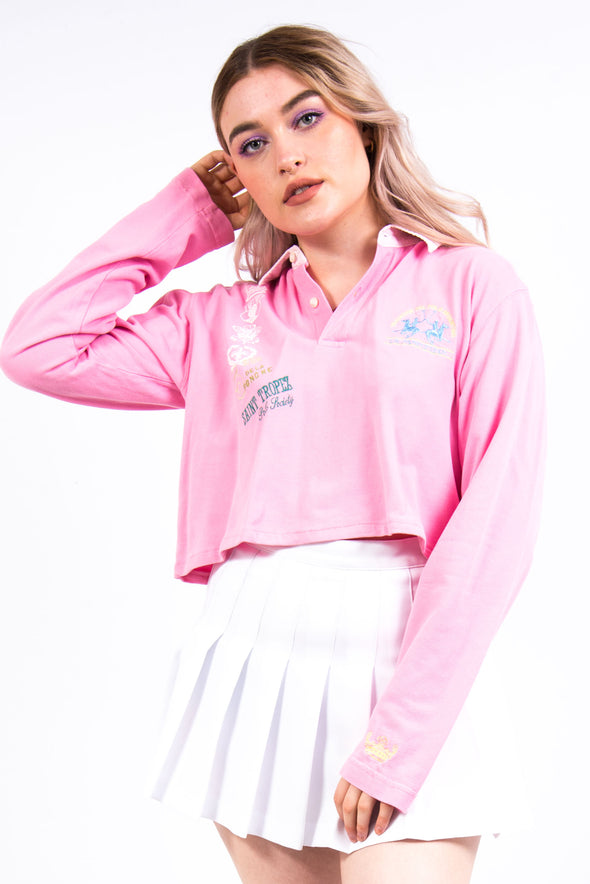 Vintage 90's Cropped Rugby Shirt