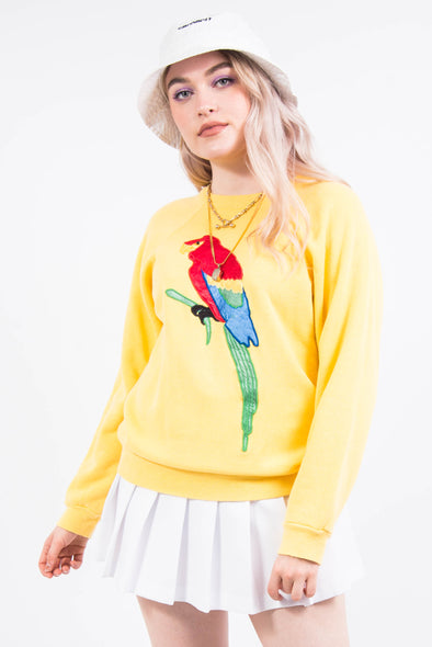 Vintage 90's Parrot Applique Sweatshirt