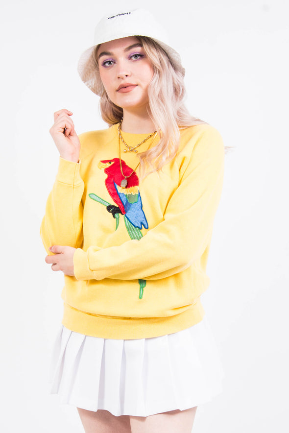 Vintage 90's Parrot Applique Sweatshirt