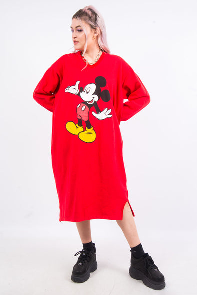 Vintage 80's Mickey Mouse Sweater Dress
