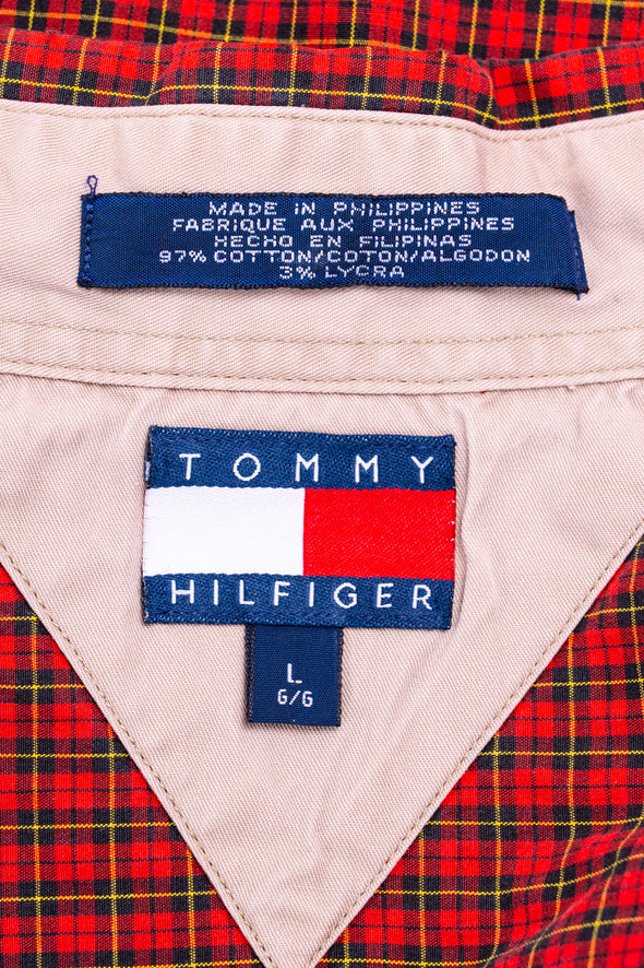 90's Tommy Hilfiger Tartan Check Shirt